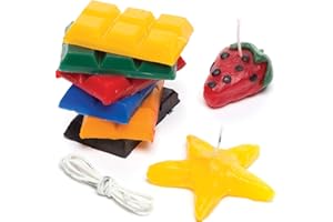 Baker Ross Candele Fai Da Te per Bambini da Creare, Personalizzare ed Esporre come Idea Creativa (confezione)