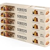 Sirius Premium Karamel Aromalı Kaps&uuml;l Kahve 5'li Set (50 Adet)