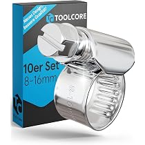 Edelstahl-Schlauchschellen Set (10er Pack) – Rostfrei & Flexibel Für Pool, Garten & Haushalt