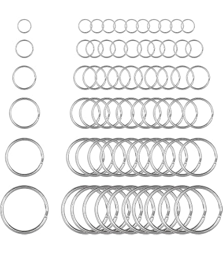 1200 Stücke Biegeringe Kit, Biegeringe Edelstahl,  Produktbild-Vorschau 6