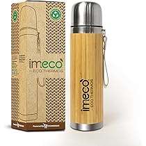 Eco Water 600ml 5本セット IMECO ECO-Thermos Double-Walled Vacuum Insulated Stainless Steel