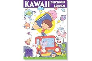 SimplePaper Kawaii zeichnen lernen – über 500 Motive malen lernen | süße Sachen & süße Tiere Zeichenbuch | Kawaii Malbuch mit Schritt für Schritt Anleitung inkl. Videos
