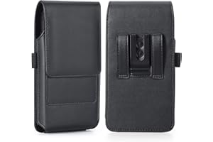 BECPLT iPhone 15 Pro Max 14 Pro Max 13 Pro Max Xs Max Gürtelclip Hülle, Galaxy S23+ S22+ 5G S21+ S20 Plus S9+ Holster, Leder Tasche Handytasche Gürteltasche Schutzhülle Case für iPhone 12 Pro Max