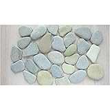 DIY Art Studio ZenStones / 7 Large Flache Steine zum Bemalen/Seesteine/Dekosteine/Pebbles/Mandala/Muschelkiesel/Strandsteine/