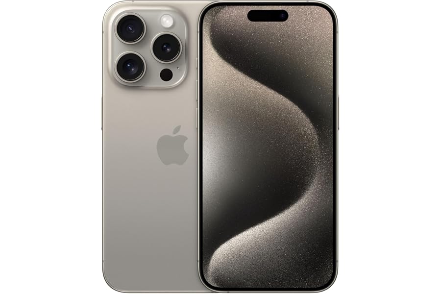 Apple iPhone 15 Pro 256 GB Titan Natur- (Generalüberholt)