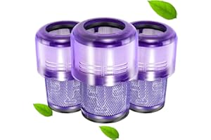 ROMIVO 3 filtry do Dyson V11 V15, kompatybilne z V11 TorqueDrive Animal Complete, Extra oraz V15 Detect, V15s Detect Submarine, zamiennik # 970013-02 & 97001302