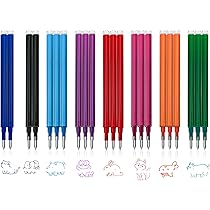 16 x uitgumbare vullingen blauw en zwart, 0,7 mm, compatibel met Pilot