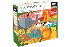 Petit Collage Safari Floor Puzzle, 0810073341913