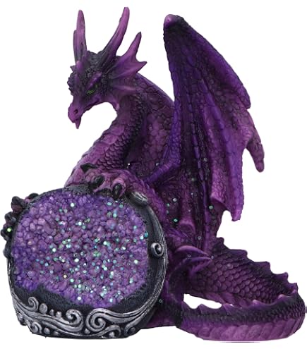 Nemesis Now Crystal Crypt - Grüne Drachen Schmuckschatulle Aus Harz, 14 Cm, Handbemalt