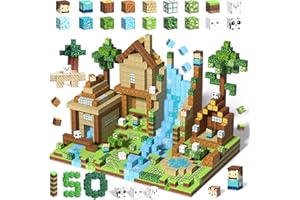 ETEIYLT 150 Stück Magnetische Bausteine, Magnetisches Spielzeug Blöcke, Magnetische Bausteine Bauspielzeug, Magnetisches Block-Set für Jungen Mädchen, STEM Montessori Spielzeug ab 3 Jahre Geschenk für Kinder