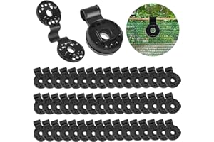 JUAEYIDDS 50 Stück Schattiernetze Halteklammern Kunststoff Clips für Schutztuch Schattiernetz Clips Planenklammern für Gewächshausfolie, Schattiernetze Halteklammern Planenklammern(Schwarz)