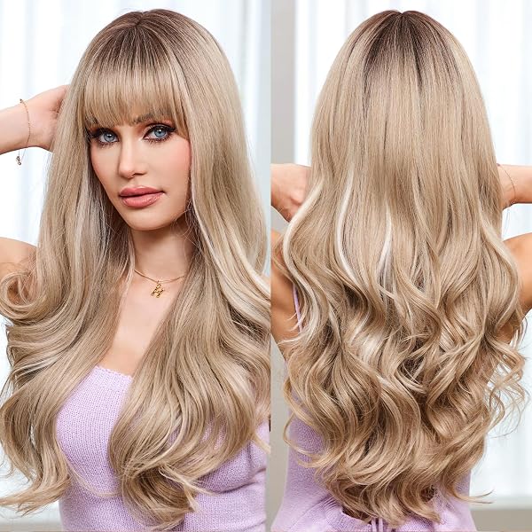 Lange Locken-Perücke (ca. 70 Cm) Aus Hochtemperaturseide – Lolita-Style, Verstellbar, Für Cosplay & Alltag