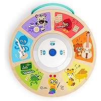 Baby Einstein, Hape, Cal's Smart Sounds Symphony Magic Touch Jouet d'activité électronique en bois 3 langues (anglais, frança