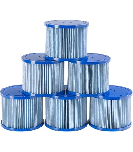 Vervangend filter voor MSPA, whirlpool, accessoires voor MSPA whirlpool, vervangingsfilterpatroon, waterfilter, filter voor whirlpool, compatibel met MSPA FD2089 opblaasbare zwembaden (6 stuks Vervangend filter voor MSPA, whirlpool, accessoires voor MSPA whirlpool, vervangingsfilterpatroon, waterfilter, filter voor whirlpool, compatibel met MSPA FD2089 opblaasbare zwembaden (6 stuks