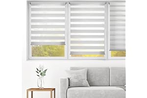 Blindecor Indus Sensa attrezzi | Tenda a rullo a doppio strato senza perforazione | Colore Argento grigio 60 x 220 cm (Larghezza x Altezza) | Dimensioni del tessuto 57 x 215 cm