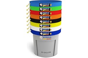 BUBBLEBAGDUDE Bubble Bags 20 Gallon 8 Bag Set Herbal Ice Essence Extraction Bag Kit with 10 x 10” (25-Micron) Pressing Screen and Storage Bag