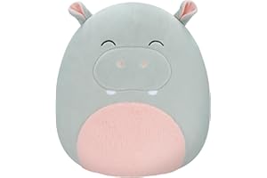 Squishmallows SQCR04133 - Harrison das Nilpferd 30 cm, offizielles Kelly Toys Plüsch, superweiches Kuscheltier