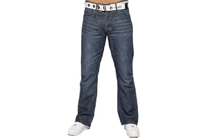BRAND KRUZE Herrjeans bootcut byxor KZ115 utsvängda vida ben denimbyxor alla midjestorlekar med bä