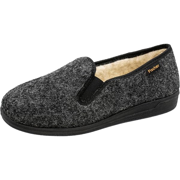 Zedzzz Men's Bertie Check Velour Bootee Slippers – Touch Fastening, Navy Blue, Size 9 US, Washable - View #12