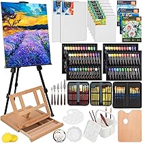 166 Pcs Deluxe Artist Painting Set, Painting Supplies With 96