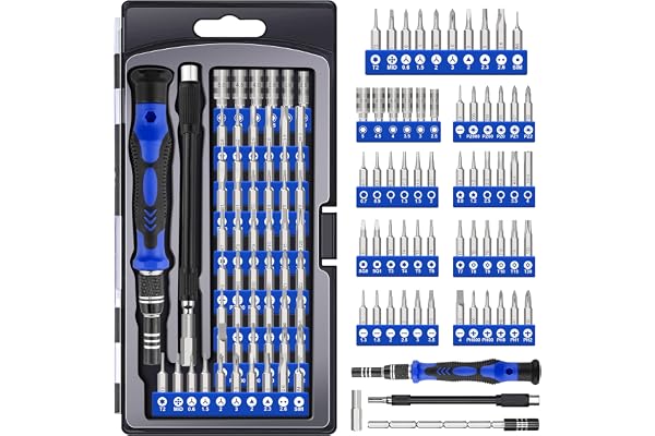 XOOL 62 i 1 Precisionsskruvmejselset, Magnetisk Verktygssats för Reparation av Dator, iPhone, iPad, , PS4, PS5, Xbox, Bärbar Dator – Professionella Verktyg för Elektronik