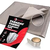 Faraday Fabric (112cm x 91cm) - 5G & EMP Protection for Home - Military Grade Faraday Bag DIY for EMP Shielding & EMF Protect