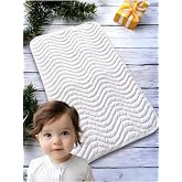 Fulia Elegance Liquid Proof Quilted Baby Bottom Opening Cushion Washable Baby Bottom Opening Mat Bottom Changing Cushion