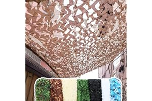SDAFDPro Rete Mimetica in Tessuto Oxford,Vela da Sole in Rete Mimetica Decorazione per Feste a Thema Auto copertine mimetiche per nascondersi Durante la Caccia,Decorazione Protezione Solare,Giardino