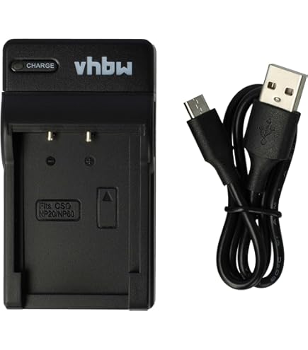 Caricatore USB Per Batterie Casio NP-130 - Compatibile Con Exilim EX-ZR100, EX-ZR1000 E Altri Modelli - Foto 10