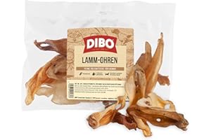 DIBO Lammohren, 70g-Beutel, der kleine Naturkau-Snack oder Leckerli für Zwischendurch, Hundefutter, Qualitätskauartikel ohne Chemie von DIBO