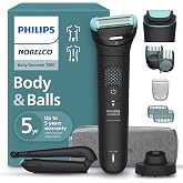 Philips Norelco Body Groomer 7000, Body &amp; Balls, &Ccedil;ift Başlı D&uuml;zeltici ve | Tam V&uuml;cut Bakımı, &Uuml;&ccedil;l&uuml; Cilt Koruyucu Tıraş Sistemi