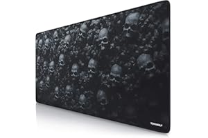 TITANWOLF - XXL Mauspad Gaming Titanwolf 900 x 400mm - XXL Mousepad groß Motiv - Tischunterlage Large Size - verbessert Präzision und Geschwindigkeit - auch für Roccat Razer Logitech Maus und Tastatur