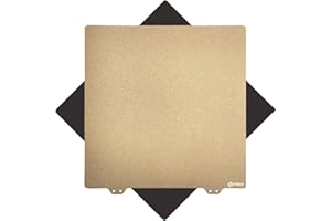 Toaiot Imprimante 3D Geetech A30 Lit 330x330mm amovible texturé PEI Spring Steel Plate + Sticker Smooth Hotbed Cover Build Surface Fit Flsn Core-XY, TroXY X3S / X5S / X5SA Pro Geetech A30 Pro