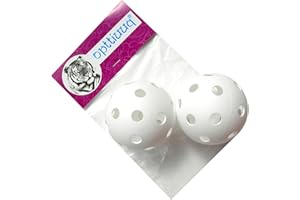 opttiuuq 2 x Perforated Plastic Air Flow Eurohoc Balls. Pure Performance Products. For Hockey Or Golf