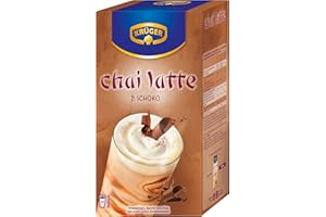 ‎KRÜGER KRÜGER YOU chai latte Schoko, Instantzubereitung für Milchtee-Getränke, aromatisiert mit Schoko-Geschmack, 250 g (10x 25 g Sachets)