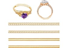 SAIELLIN Ring Size Adjuster For Loose Rings | Plastic Ring Adjuster For Loose Rings | 4 Sizes Ring Tightener For Loose Rings 