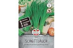 Sperli Schnittlauchsamen Staro 84631 – Kräutersamen für einen grobröhrigen und standfesten Schnittlauch mit einem Inhalt für 8 bis 10 Meter - Saatgut