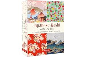 Japanese Designs Note Cards: 16 Different Blank Cards & Envelopes: 16 Different Blank Cards With 17 Patterned Envelopes in a Keepsake Box!