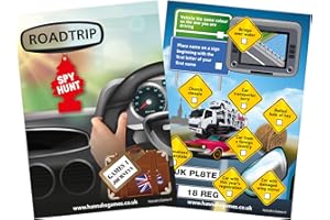 HANNAH'S GAMES FAMILY CAR ROADTRIP BINGO travel game spy hunt pocket fun car trip coach road holiday games