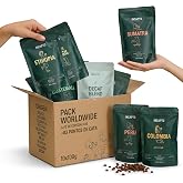 Incapto Coffee Tasting Pack of 10 World's Coffees | Specialty Coffee - Specialty Coffee | 100% Arabica | Natural and Artisan