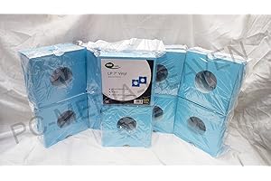 NEO MEDIA 500 x 7" Record Vinyl Card Sleeves Masterbags In Red, White, Black, Blue (Blue)