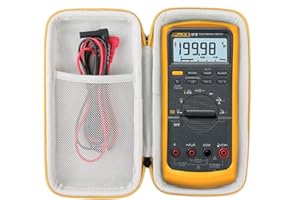 Khanka Duro Viaje Estuche Bolso Funda para Multímetro digital FLUKE 87-V(funda solo)