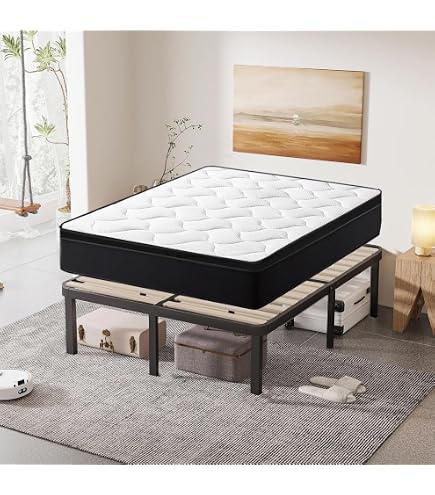 Ensemble Matelas Mémoire Forme + Ressorts 160x200cm + Sommier Lattes - 7 Zones Confront - DEWINNER