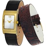 Colonna - orologio sartoriale new michelangelo oro cinturino Milano  quadrante nero C0N00SLB : Amazon.it: Orologi