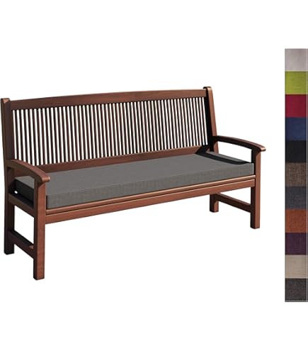 Cuscino Impermeabile Per Giardino - Antracite 50x40x12cm | Resistente UV Per Rattano | Interni/Esterni - Foto 8