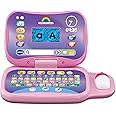 VTech Toddler Tech Laptop, Pink Interactive Educational Computer Toy, 20 Games for Pre-School Children, Learn Alphabet, Letters, Shapes, Numbers, Music & French, Kids 2, 3, 4 + Years, English Version
