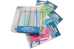 Kinetic TheBigFish Hornhecht Set - 5X Blinker + 10x Seidenfäden inkl. Box