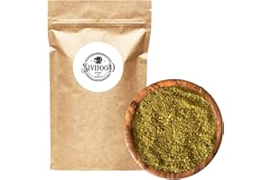 ‎SIVIFOOD SPIRIT - OF - ORIENT SIVIFOOD gemahlene Pistazien 500g - Pistazienmehl naturbelassen vegan in Premium Qualität Pistazienpulver zum Backen ungeröstet ungesalzen zerkleinerte Pistazienkerne natürlich für Dubai Schokolade