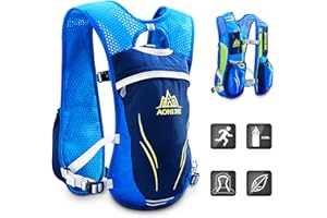 AONIJIE HINATAA Hydration Pack Backpack,5.5L Running Hydration Vest Marathon Running Vest for Women and Men Lightweight Trail Running Backpack