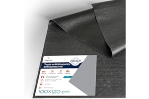 TRIBURG® Tapis antidérapant Universel 120x100cm Coupé sur Mesure et imperméable - Voiture | tiroirs | Tapis de Protection du Coffre